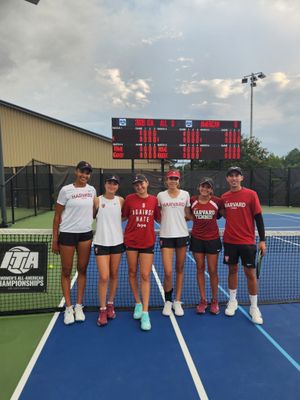 Image post by @harvardwomenstennis on Instagram