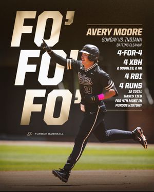 Image post by @purduebaseball on Instagram