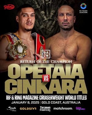 Image post by @MatchroomBoxing on Twitter