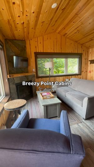 Video post by @breezypointcabins on Facebook