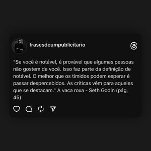 Image post by @frasesdeumpublicitario on Instagram