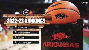 Image post by @RazorbackMBBRec on Twitter/X