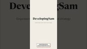 Video post by @developingsam1597 on YouTube