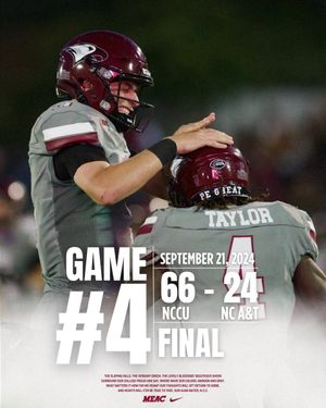 Image post by @NCCUAthletics on Twitter