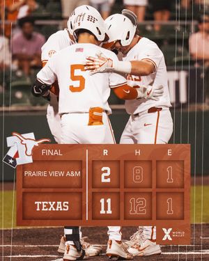 Image post by @TexasBaseball on Twitter