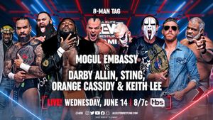 Image post by @AEW on Twitter