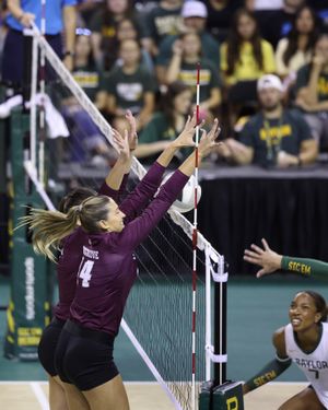 Image post by @aggievolleyball on Instagram