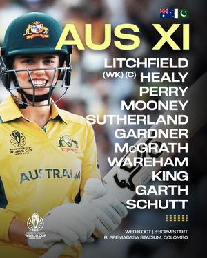 Image post by @auswomencricket on Instagram