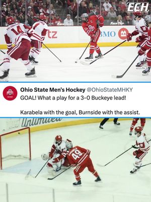 Image post by @everythingcollegehockey on Instagram