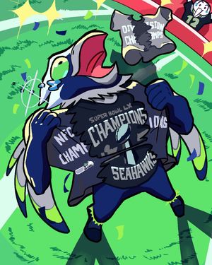 Image post by @seahawks on Instagram