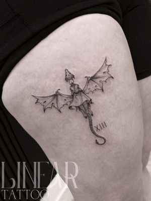 Image post by @christina.lineartattoo on Instagram
