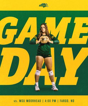 Image post by @NDSUvolleyball on Twitter