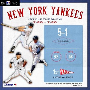 Image post by @yankees on Instagram