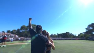 Video post by @livgolfleagueofficial on Facebook
