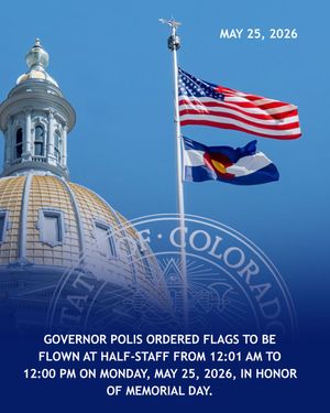 Image post by @govofco on Instagram