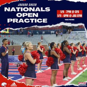 Image post by @southalabama.cheerleading on Facebook