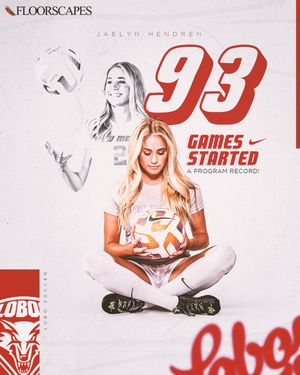 Image post by @UNMLoboWSoccer on Twitter