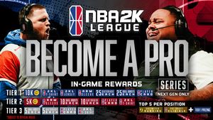 Image post by @NBA2KLeague on Twitter