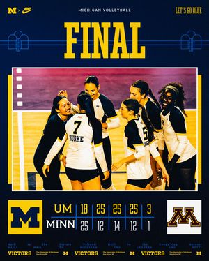 Image post by @umichvball on Instagram