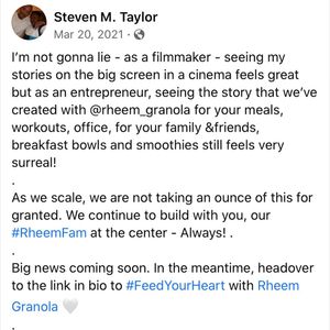 Image post by @steventaylorfilm on Instagram