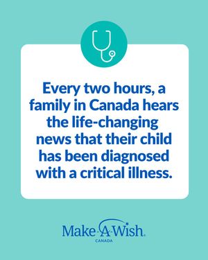 Image post by @makeawish_canada on Instagram