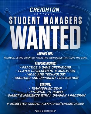Image post by @creightonsoftball on Instagram