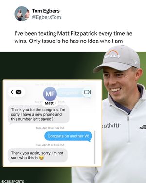 Image post by @golfoncbs on TikTok