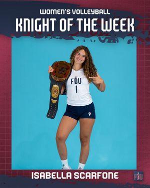 Image post by @FDUKnightsWVB on Twitter/X