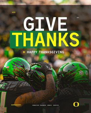 Image post by @oregonfootball on Instagram