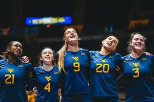Image post by @wvuvolleyball on Instagram