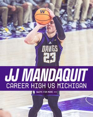 Image post by @uw_mbb on Instagram