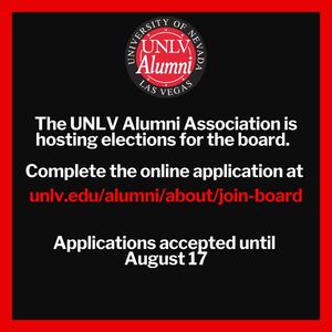Image post by @UNLVAlumni on Facebook