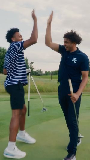 Video post by @marquettemensbb on Facebook