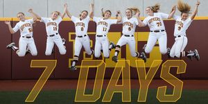 Image post by @GopherSoftball on Facebook