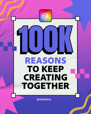 Image post by @adobelive on Instagram