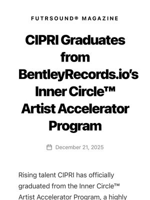 Image post by @ciprimusic on Instagram