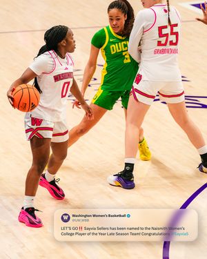 Image post by @uwathletics on Instagram