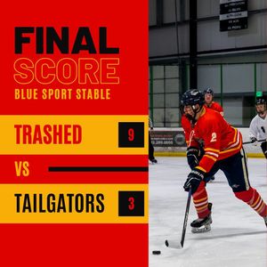 Image post by @trashedhockeyclub on Instagram