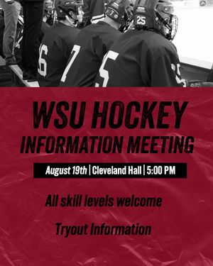 Image post by @wsu_hockey_ on Instagram