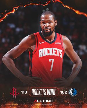 Image post by @HoustonRockets on Twitter