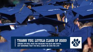 Image post by @LoyolaAthletics on Twitter