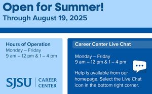 Image post by @sjsu_careercenter on Instagram
