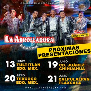 Image post by @arrolladoraoficial on Instagram