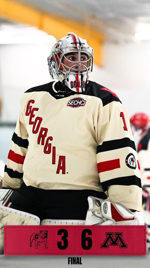 Image post by @UGAHockey on Twitter/X