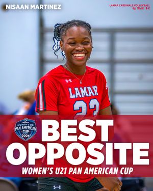 Image post by @lamarwvolleyball on Instagram