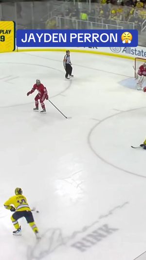 Video post by @umichhockey on TikTok