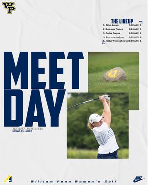 Image post by @WPUWomensGolf on Twitter