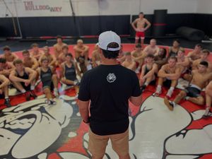 Image post by @gwuwrestling on Instagram
