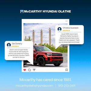 Image post by @mccarthyolathehyundai on Instagram