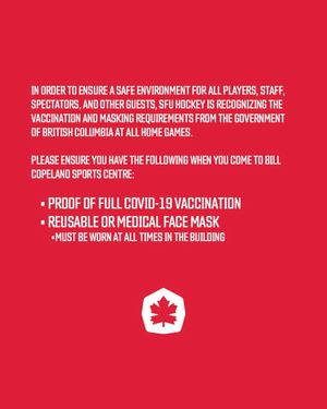 Image post by @SFUHockey on Twitter